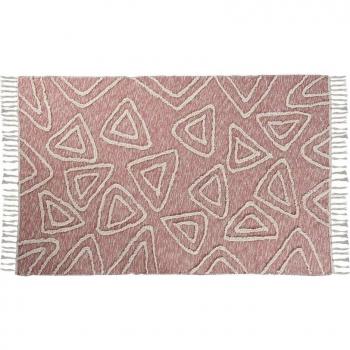 Alfombra DKD Home Decor Rosa Terracota Blanco Flecos Urbano