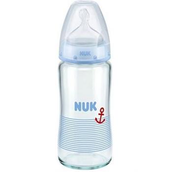 First Choice+ Glass Baby Bottle AntiColic Silicone Spout