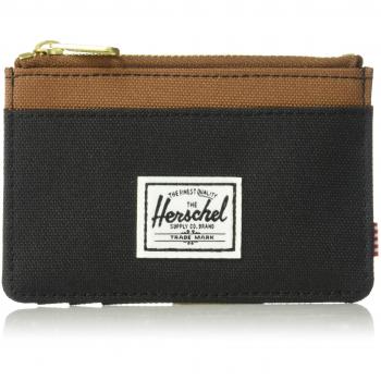 Tarjetero con cremallera HERSCHEL SUPPLY CO. Oscar Black Saddle