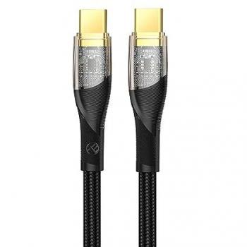 Cable de datos USB-C a USB-C PD60W 1m Negro