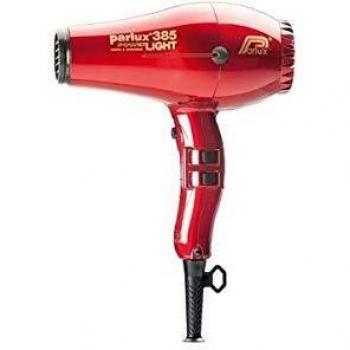 Parlux 385 Powerlight Ionic & Ceramic Hair Dryer - Red, 2150W