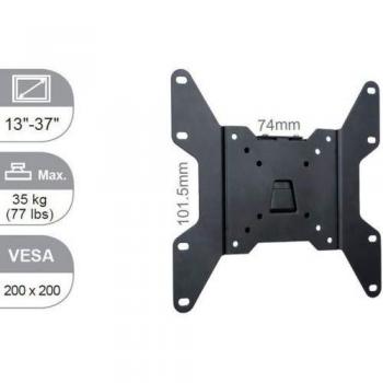 Soporte de pared fijo slim Vivolink para TV de 13 a 37, VESA hasta 200x200 mm, carga máxima 35 kg, color negro