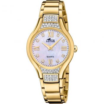Reloj Lotus Bliss para Mujer 18911/1 con Esfera Beige y Caja de Acero Inoxidable 316L Dorado