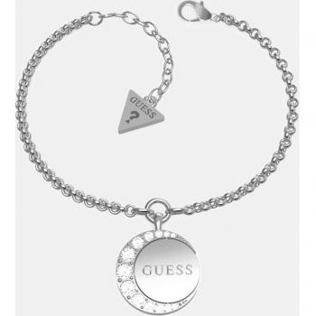 Pulsera de acero y cristal con diseño de fases lunares Moon Phases