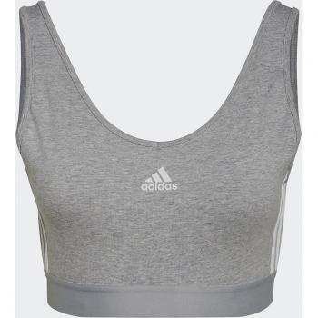 Top Adidas 3S Cro Mujer Essentials con Diseño de Tres Bandas