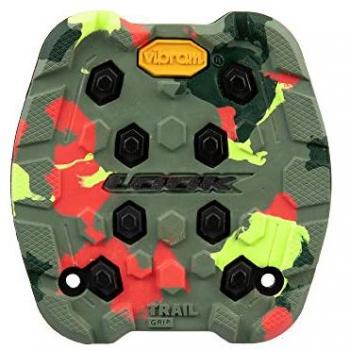 Pedales Look Activ Grip Trail Camuflaje - Seguridad Antideslizante, Goma de Agarre Innovadora, Tracción Excepcional