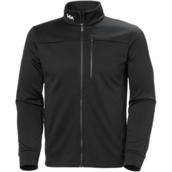 Helly Hansen Men's Crew Fleece Jacket, Dark Grey, Long Sleeve, Polyester