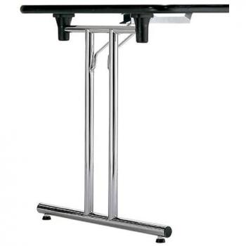 Bastidor Flexo H71 Cromado para Mesa Plegable - Juego de 2 Patas Ajustables