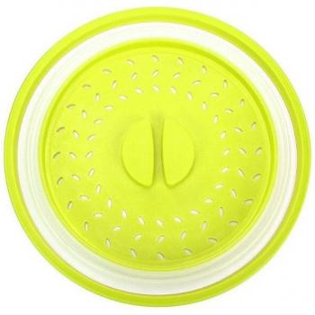 Colador Plegable de Silicona para Microondas con Tapa y Cesta de Lavado para Frutas y Verduras