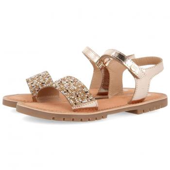 Gioseppo 47891, Sandalias con Punta Abierta para Niñas, Plateado