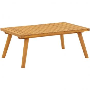 Solid Acacia Wood Garden Coffee Table 90x55x35 cm