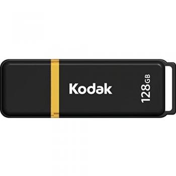 Unidad Flash USB 3.0 Kodak K100 de 128GB - Negro y Amarillo
