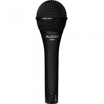 Audix OM6 Hypercardioid Dynamic Vocal Microphone with Clamp and Case