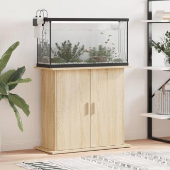 vidaXL Aquarium Stand Sonoma Oak 81x36x73 cm Engineered Wood
