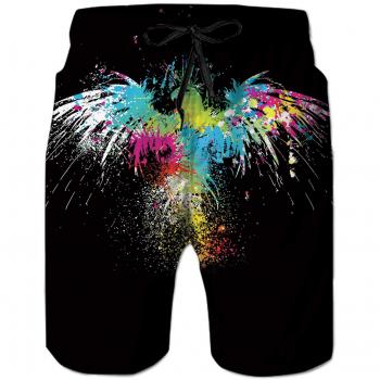 Goodstoworld Hombre Bañador Shorts 3D Playa Natacion Pantalon Corto Poliéster Secado Rápido Ligero Bermuda Moda Shorts