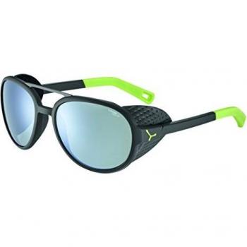Cébé Summit Gafas de Sol, Unisex Adulto, Matt Black/Lime, Medium