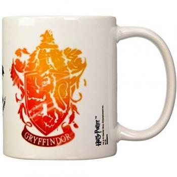 Taza de Desayuno Harry Potter Gryffindor con Plantilla y Escudo