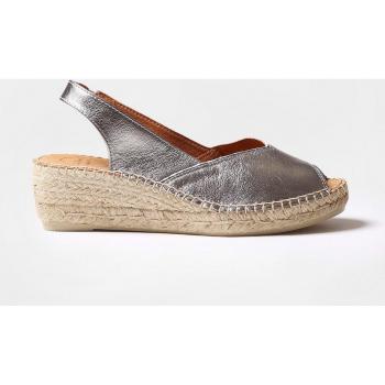 Toni Pons Alpargatas de mujer BERNIA-P, alpargatas de cuña de piel estilo peep toe