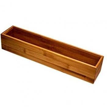 Organizador de Cajones de Bambú 38 x 8 x 7 cm Marrón
