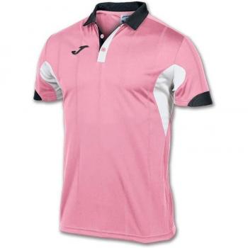 Joma hombres camisa de Polo de tenis de Master, Hombre, color Pink / Black / White, tamaño M
