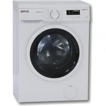 Lavadora Carga Frontal Rommer EXPRESS 1006 - 6kg, 1000 RPM, Clase D, Color Blanco, 15 Programas