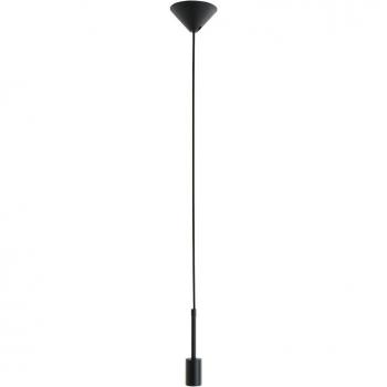 Lámpara Colgante Minimalics Negra E27 de Metal 10 cm