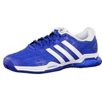 adidas Barricade Club Clay Zapatillas de tenis, Hombre, Azul / Blanco, 44