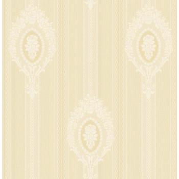 Cameo Stripe Wallpaper - Gold