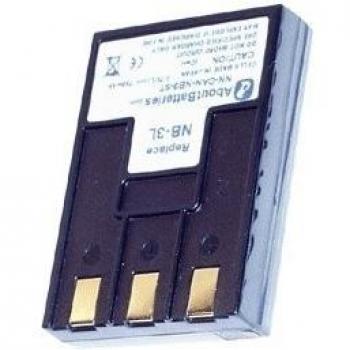 Aboutbatteries - Tipo de batería canon nb-3l, 3.7v, 790mah, li-ion