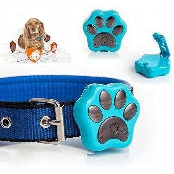 Boblov Impermeable anti-perdida GPS Tracker RF-V30 Alarma Wifi Seguridad Leds flash collar para Perro Gato Mascota