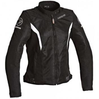 Bering LADY Florida chaqueta moto blanco y negro T036