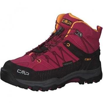 CMP Campagnolo Rigel WP Mid-Cut - Botas de senderismo para niños, Bouganville/ji, 36