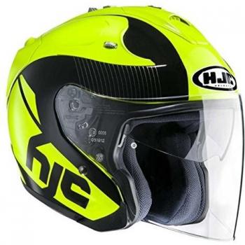 Casco de moto HJC FG-JET ACADIA MC4, Negro/Amarillo, L