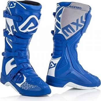 Botas de Motocross Acerbis X-Team Azul Blanco T.40