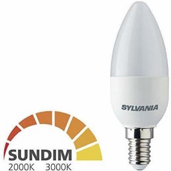 Lámpara LED E14 Vela 6,5 W 470 Lm 2700K - 2000K Sylvania