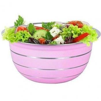 Kosma profesional acero inoxidable, Extra cuenco para mezclar en color magenta brillante - 20 cm rosa