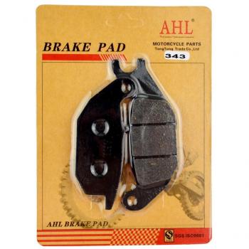 AHL- Motocicleta Pastillas de freno Traseras para HONDA XL 125 V1/V2/V3/V4/V5/V6/V7/V8/V9/VA Varadero 2001-2011