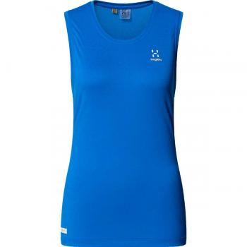 Camiseta sin mangas Haglöfs L.I.M Tempo Trail azul eléctrico mujer - L