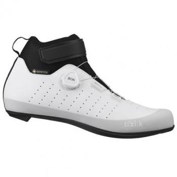 Zapatillas de carretera Fizik Tempo Artica R5 GORE-TEX blancas y grises, talla 42