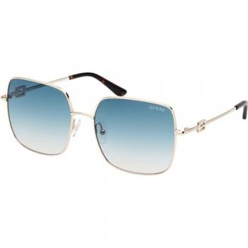 Gafas de Sol Guess GU7906-H Doradas con Lentes Verdes Gradientes, Metal Cuadrado, Talla Única