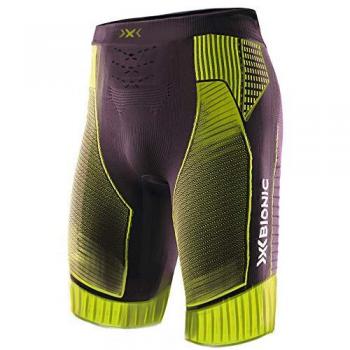 X-Bionic Mallas Cortas Effektor G2 Hombre Verde/Negro, Mujer Black/Acid Green, Talla XXL