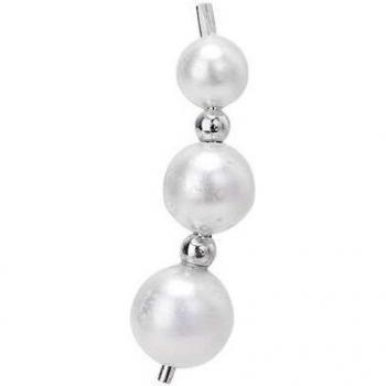 Pendiente trepador Earcandy Blanche de Plata 925 bañado en rodio con diseño elegante
