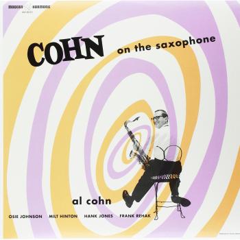 Cohn on the saxophone blue vinyl vinyl