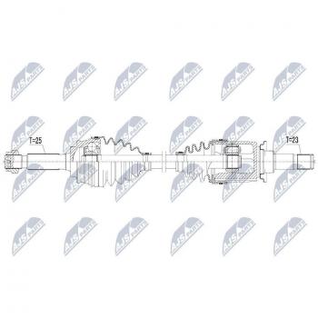 Árbol de transmisión NTY NPW-CH-048 - Alta calidad y durabilidad