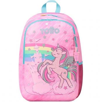 Mochila Escolar Grande de Fantasía y Unicornio - Fantasy | Totto