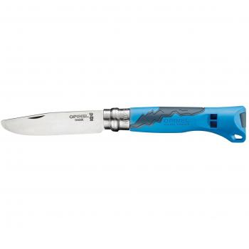 Cuchillo Plegable Infantil Opinel N°07 Outdoor Junior Azul con Punta Redondeada y Virobloc®