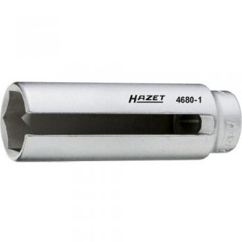 Llave para la sonda lambda HAZET 4680-1: Cuadrado hueco 1/2 pulgadas (12,5 mm), Perfil de hexágono exterior 22 mm
