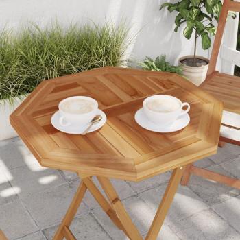 vidaXL Octagonal Solid Wood Teak Table Top 60x60x2.5 cm