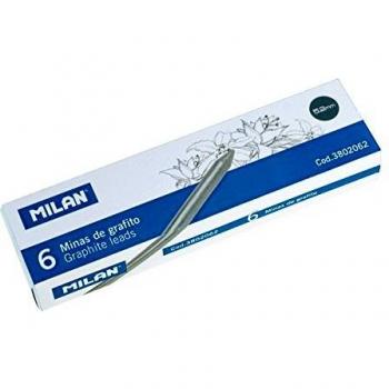 Milan 3802062 - Caja con 6 minas de recambio de grafito