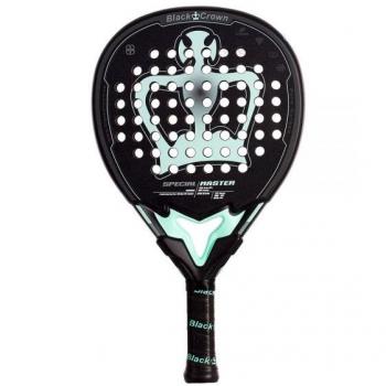 Pala de Pádel Black Crown Special Master - 355 gr a 370 gr - Marco Tubular de Carbono - Núcleo 12K Carbon - Goma SSB Black EVA - 40% Potencia, 60% Control